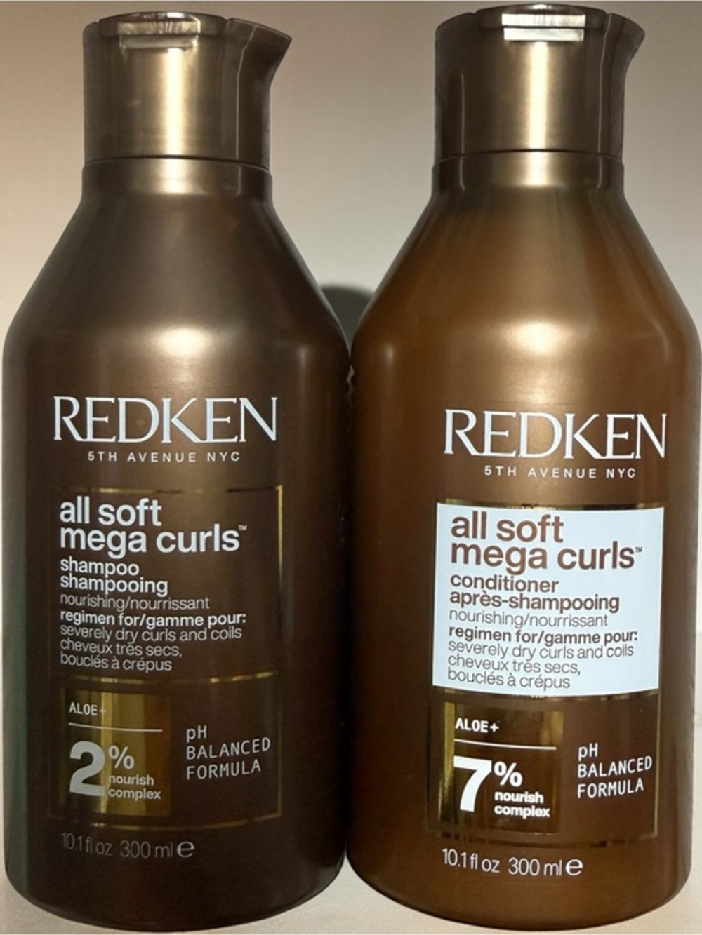 Redken All Soft Shampoo and Conditioner 10 oz Duo NEW!